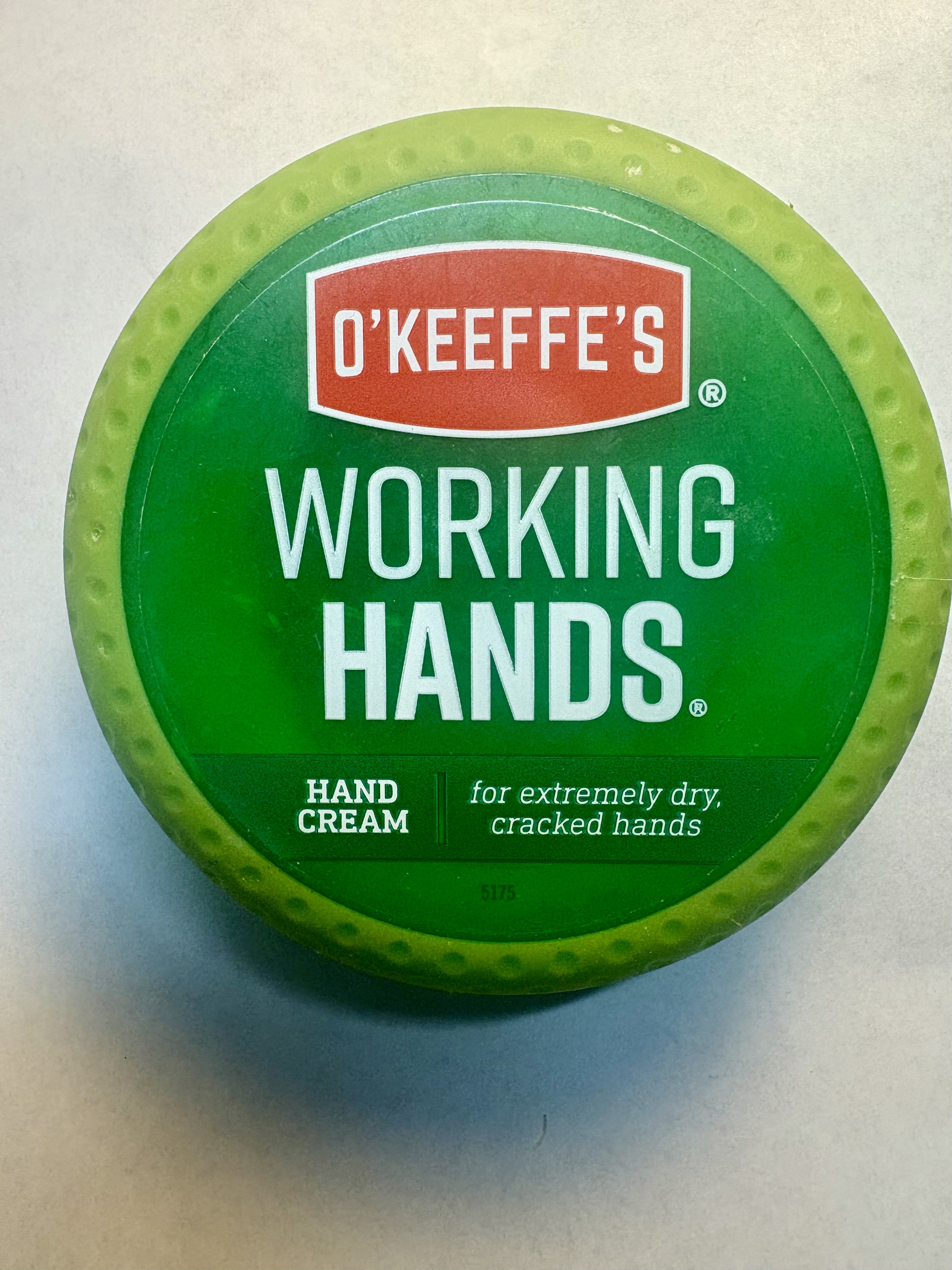 O'Keeffe's Working Hands Hand Cream for Extreme Dryness - 3.4 oz Jar (1 Pack) - Repairing Skincare for Cracked, Dry Hands