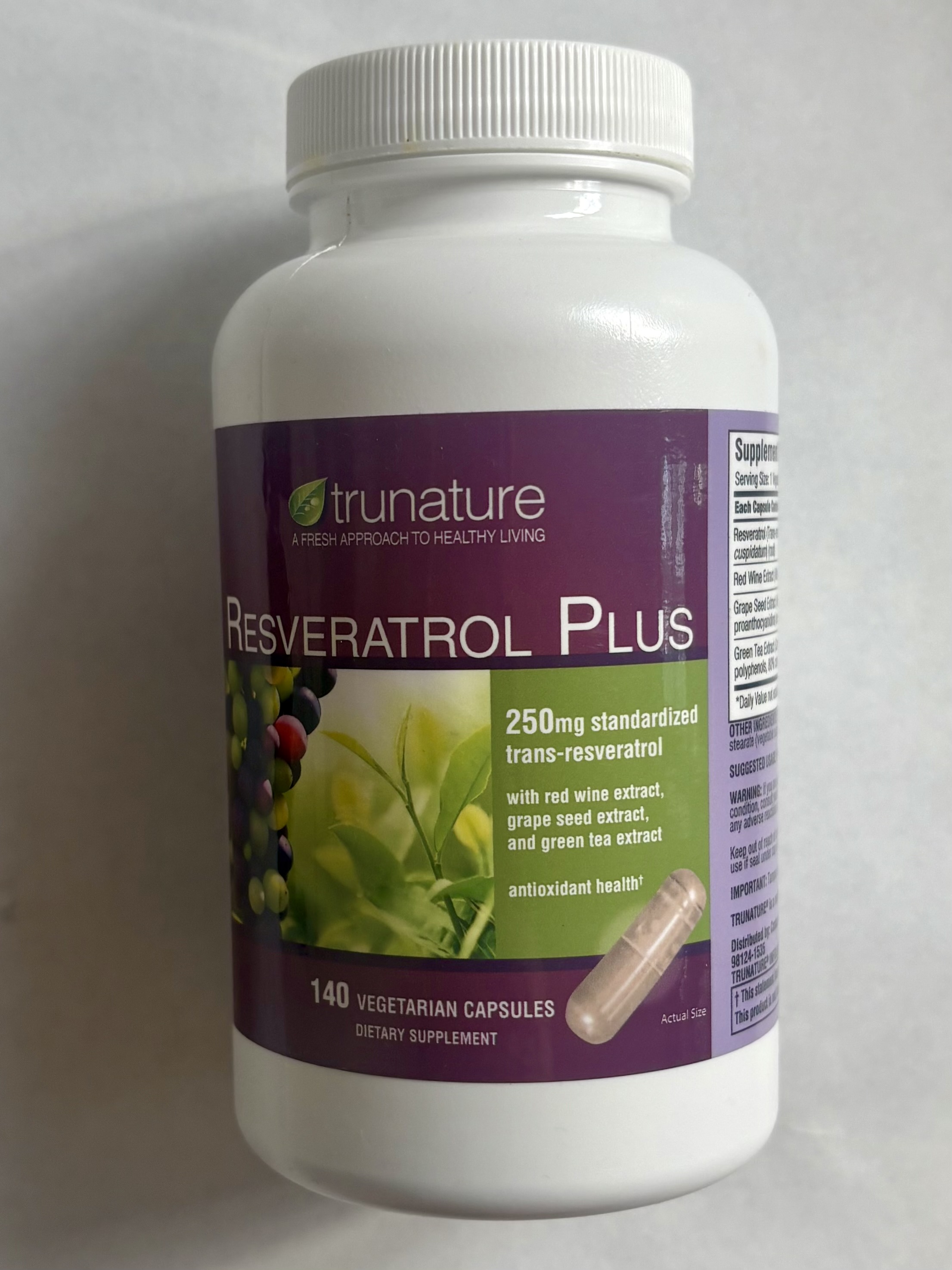 Trunature Grape Seed & Resveratrol 150 Softgels