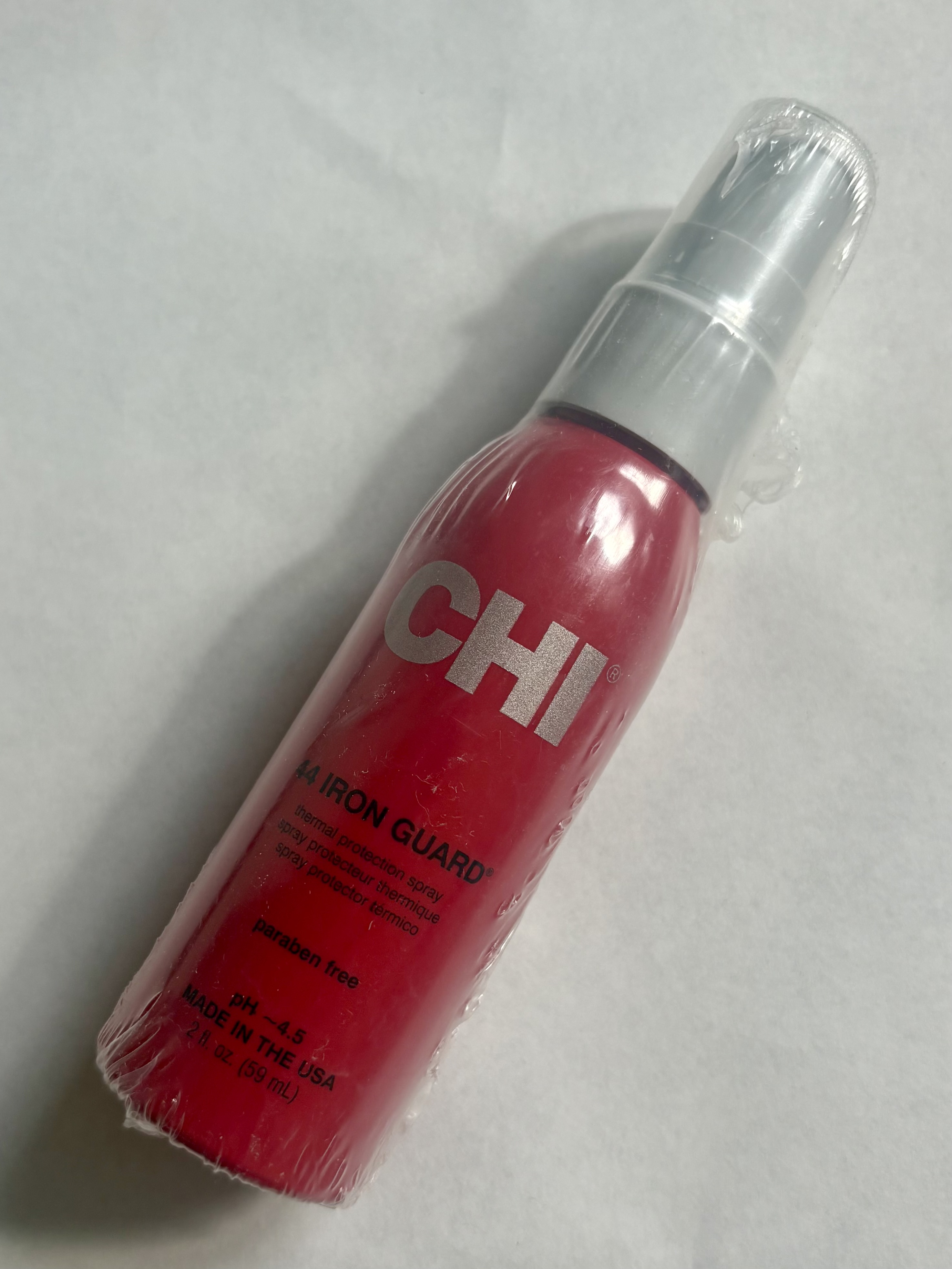 CHI 44 Iron Guard Thermal Protection Spray, Nourishing Formula Helps Resist Heat Damage to Hair & Tame Frizz, 2 Oz